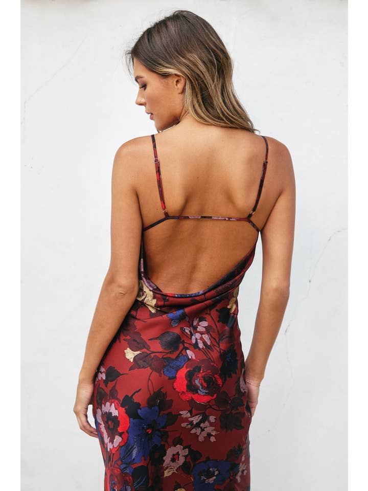 Fireplace Open Back Dress