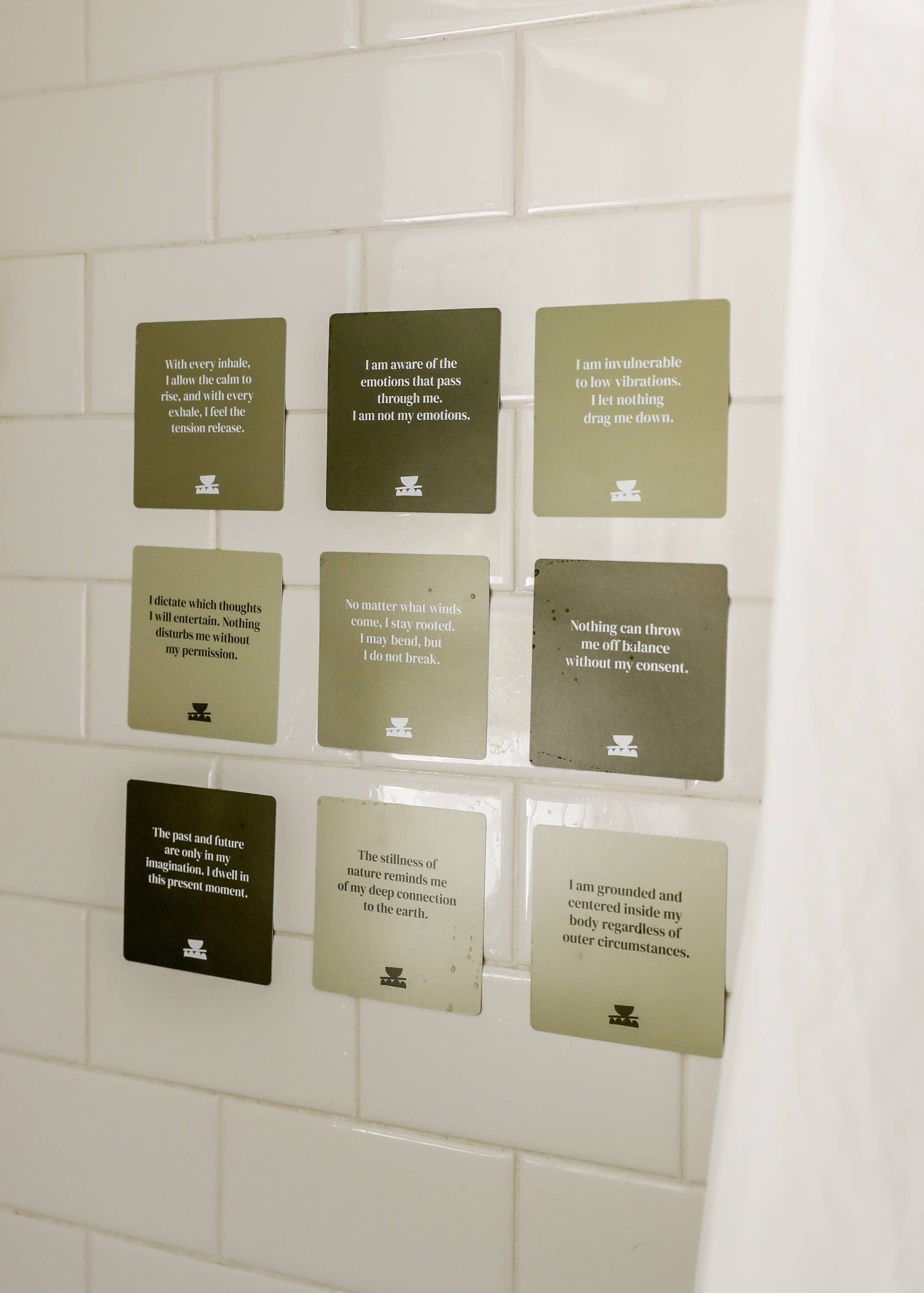 Grounding Shower Affirmation™ Cards