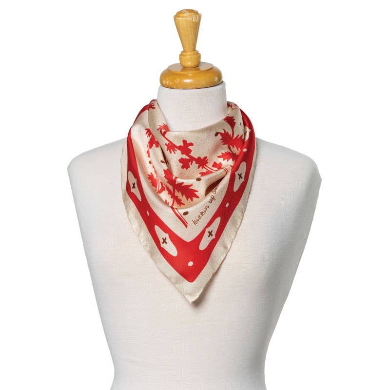 Kickin' Up Dust Silk Scarf