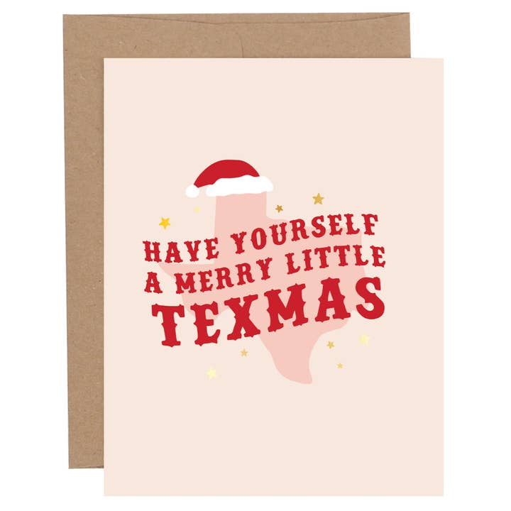 Merry Little Texmas Greeting Card