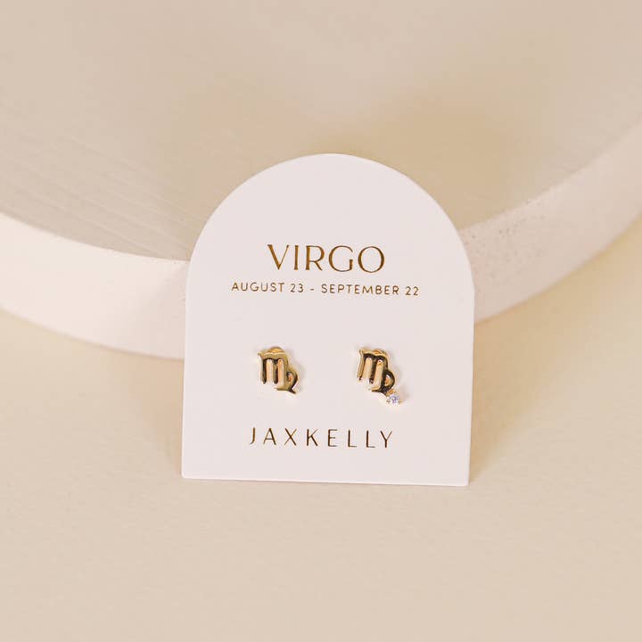 Zodiac Gold Earrings