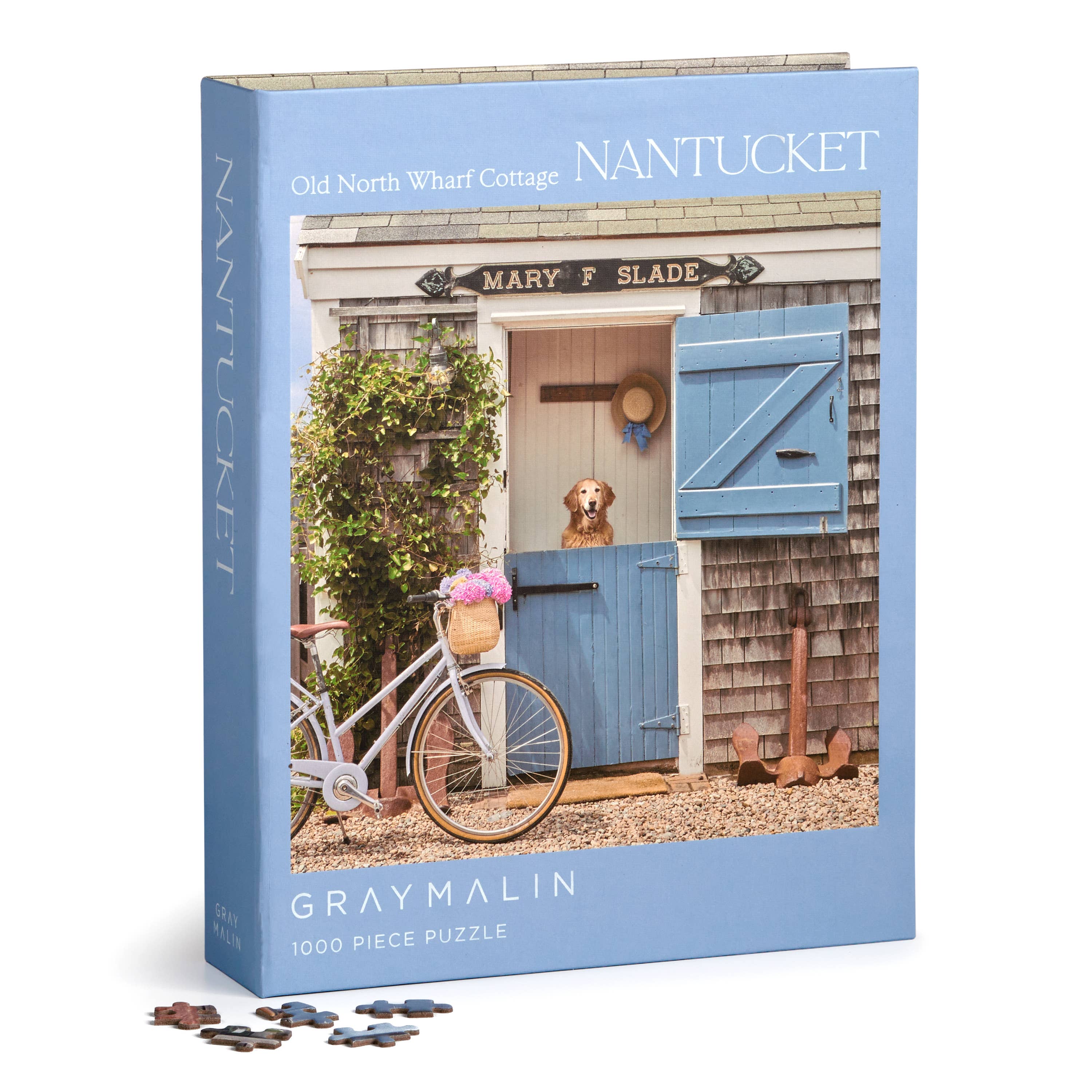 Nantucket Gray Malin 1000 Piece Book Box Puzzle