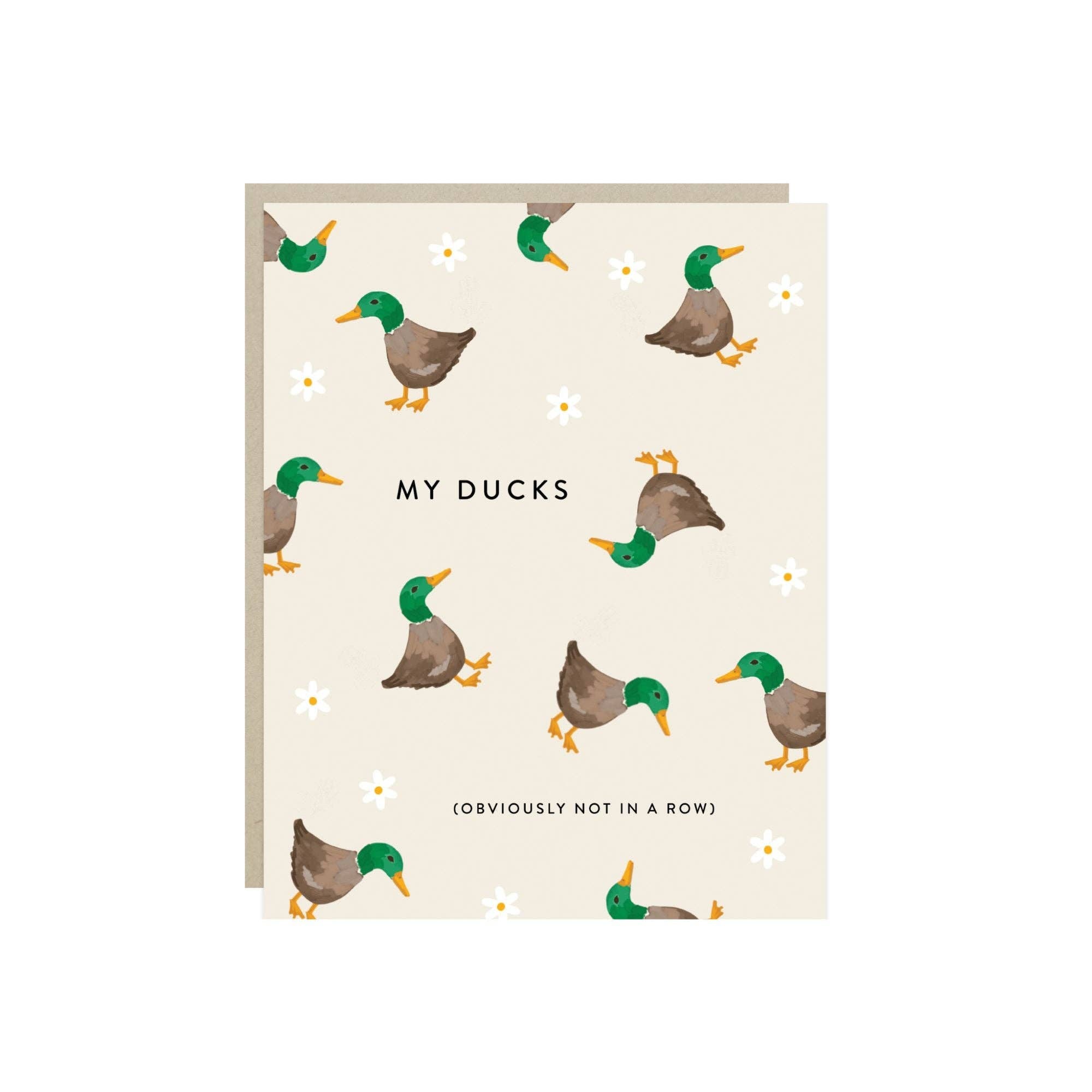 My Ducks Funny Greeting Card