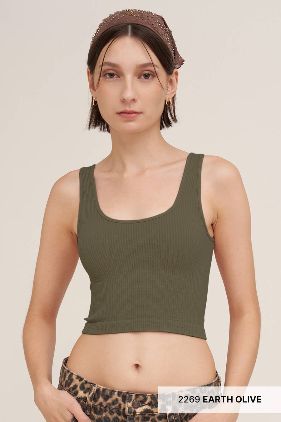 Reversible Ribbed Crop Top