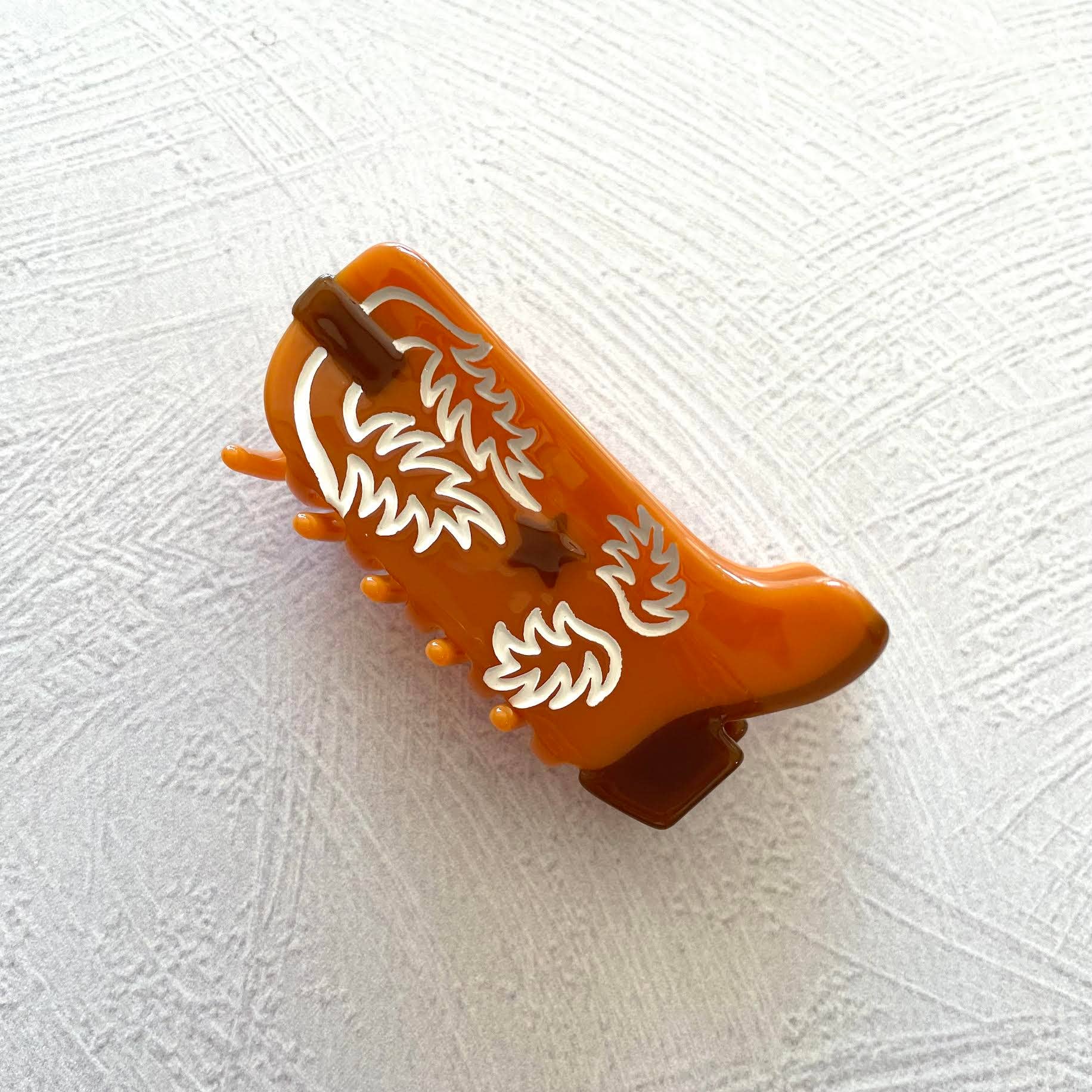 Western Cowboy Boot Hair Clip