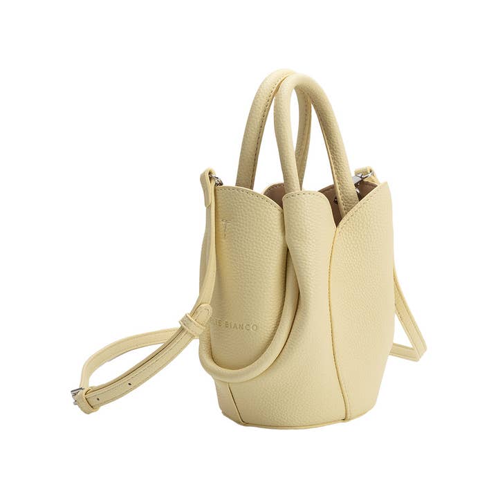 Mini Tulip Top Handle Bag - Yellow