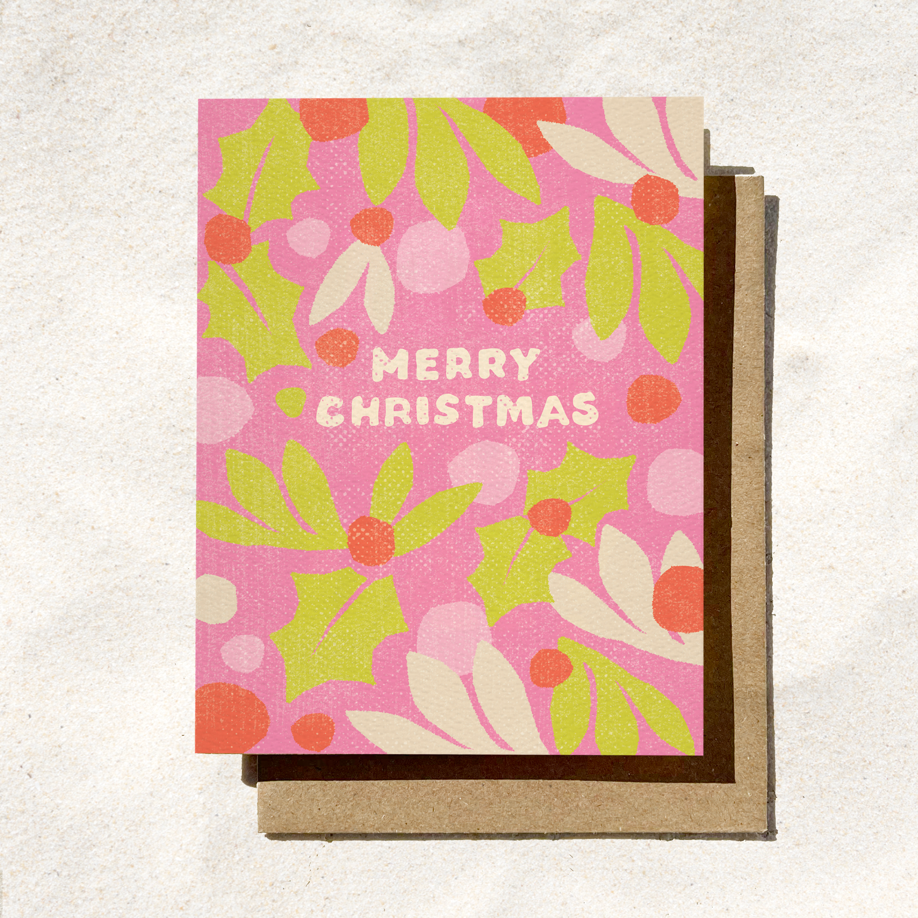 Merry Christmas Mistletoe Card