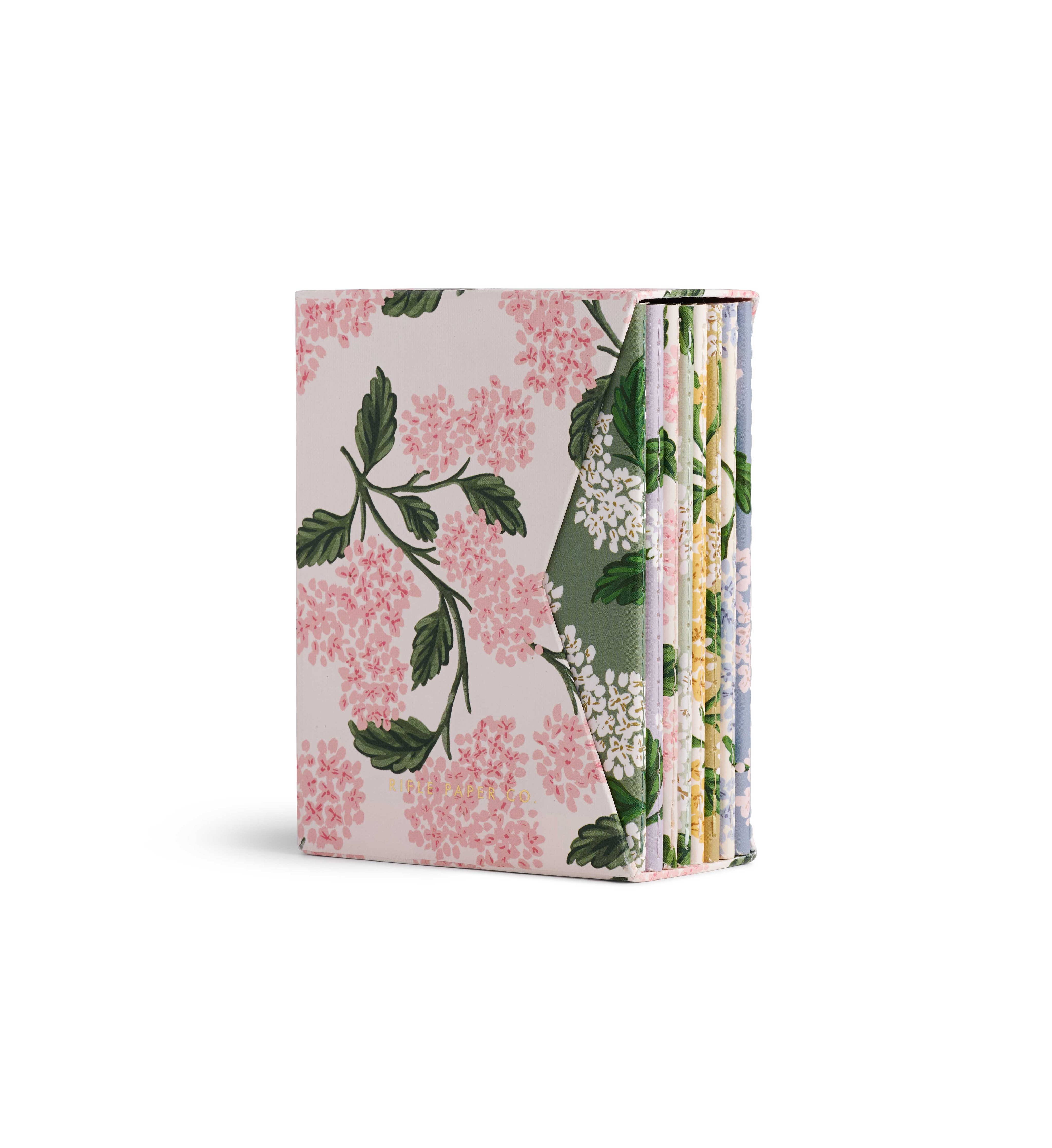 Hydrangea Pocket Notebook Boxed Set