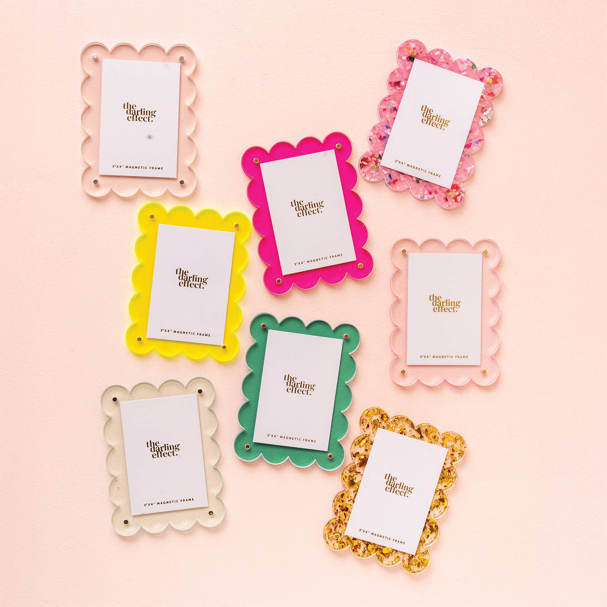 Mini Acrylic Picture Frame Magnet - Clear