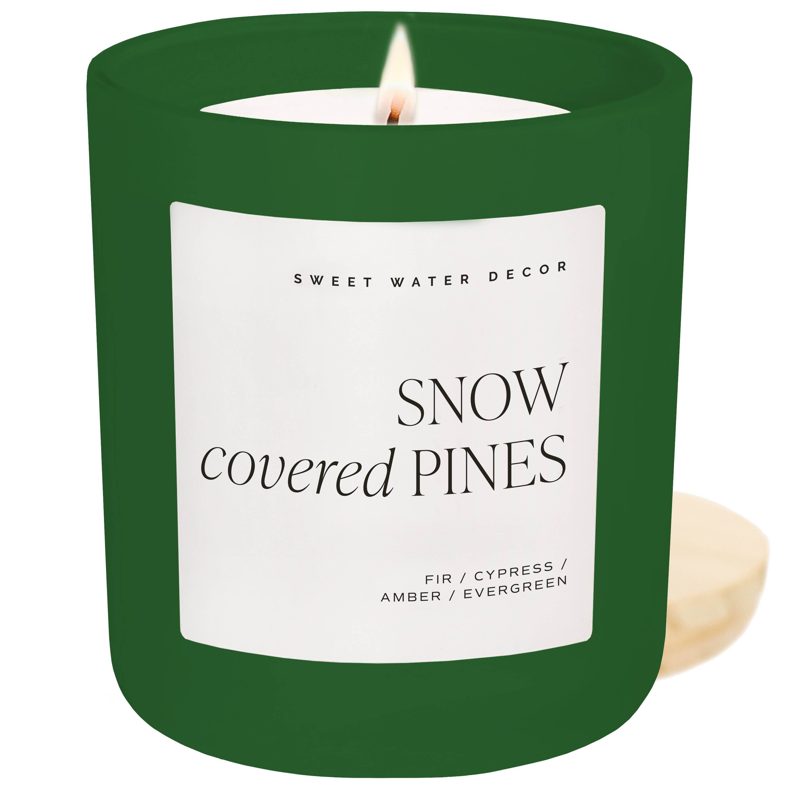 Snow Covered Pines Soy Candle