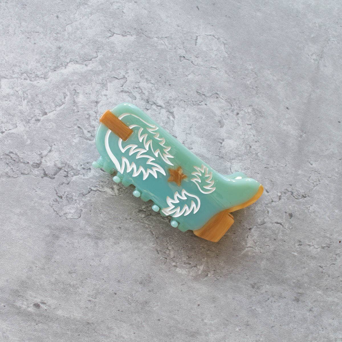 Western Cowboy Boot Hair Clip