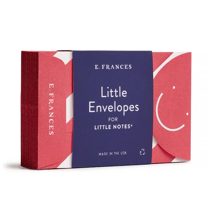Candy Cane Stripe Little Notes Envelope Set