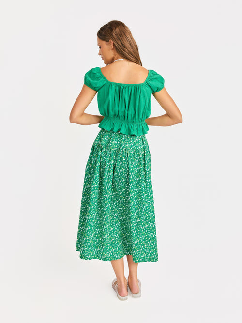 Radiate Cap Sleeved Top