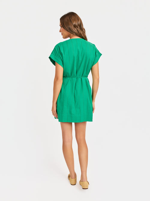Radiate Pintuck Mini Dress