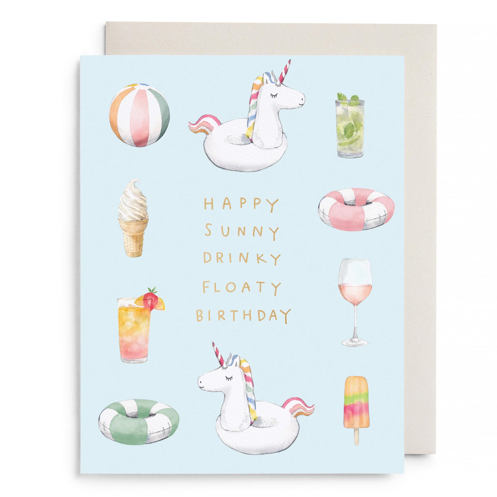 Pool Party Greeting Card