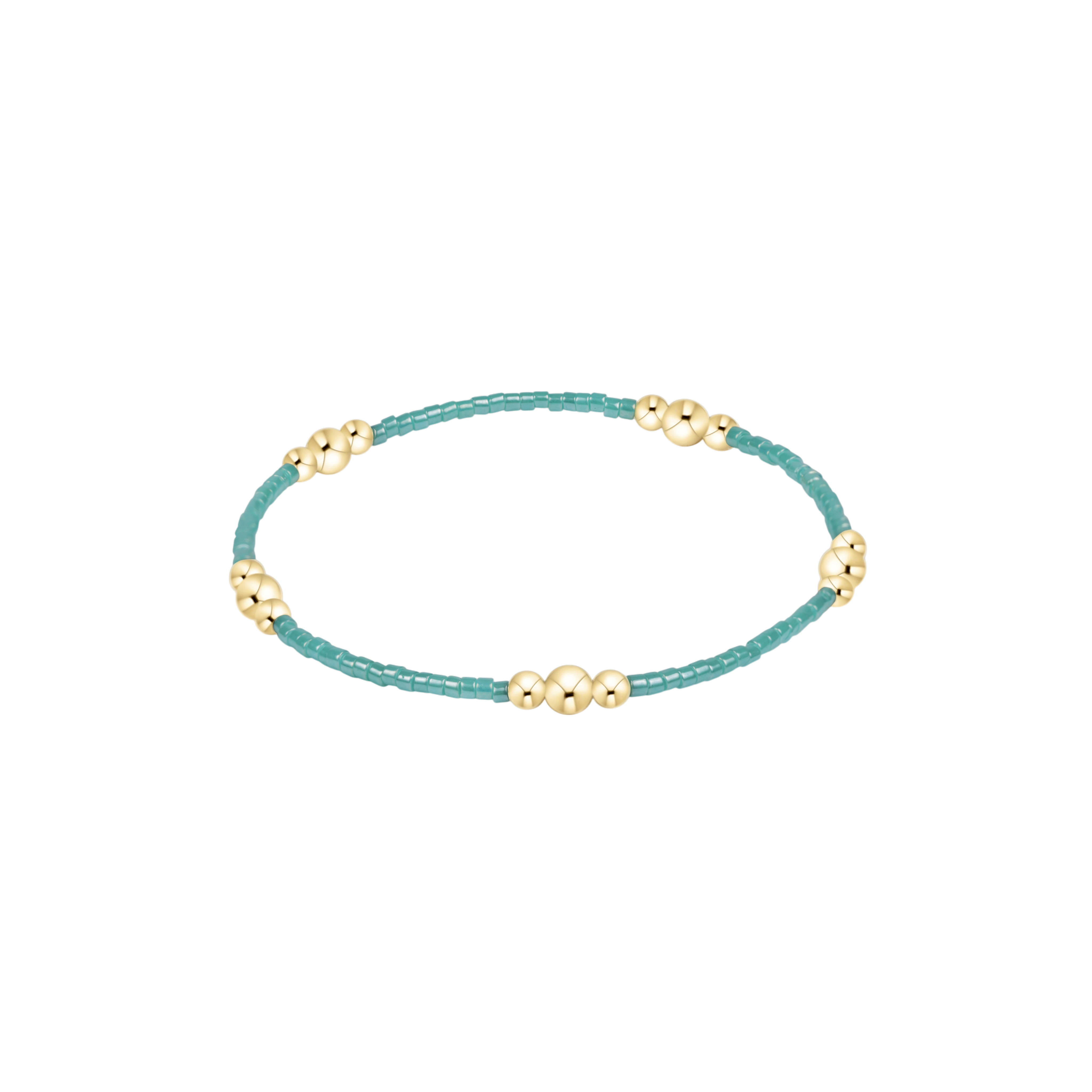Hope Purpose Gold Bracelet - Sea Glass