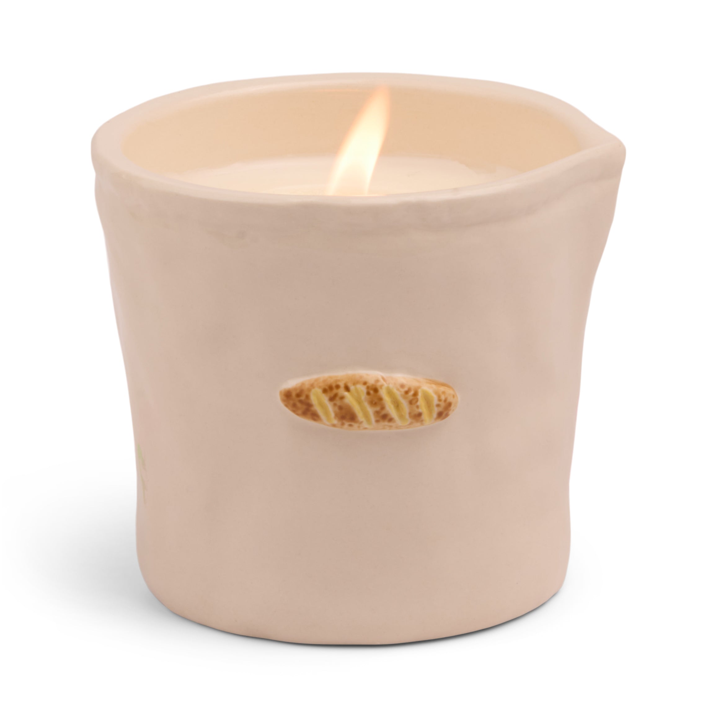 French Baguette Bistro Ceramic Candle
