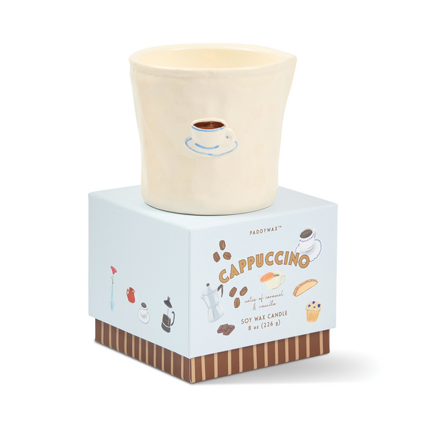 Cappucino Bistro Ceramic Candle