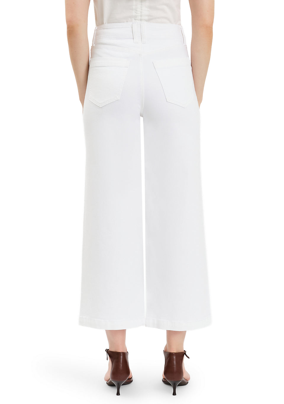 Valley Girl High Rise Wide Leg Jeans - Lamb