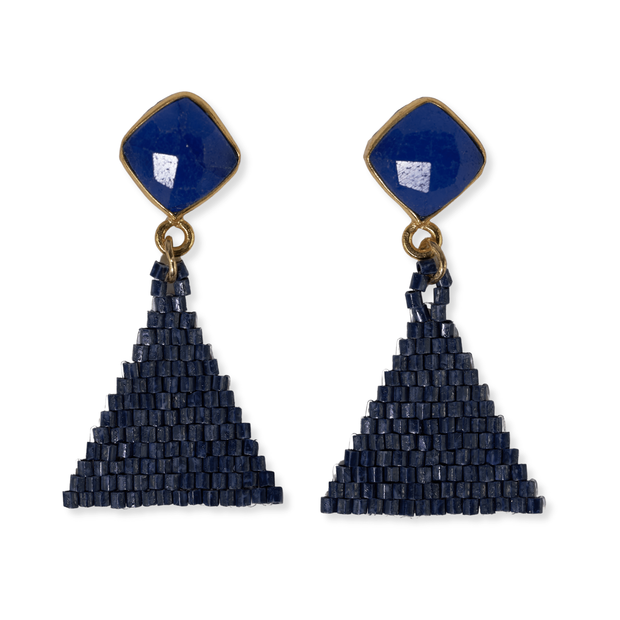 Celia Triangle Drop Earrings