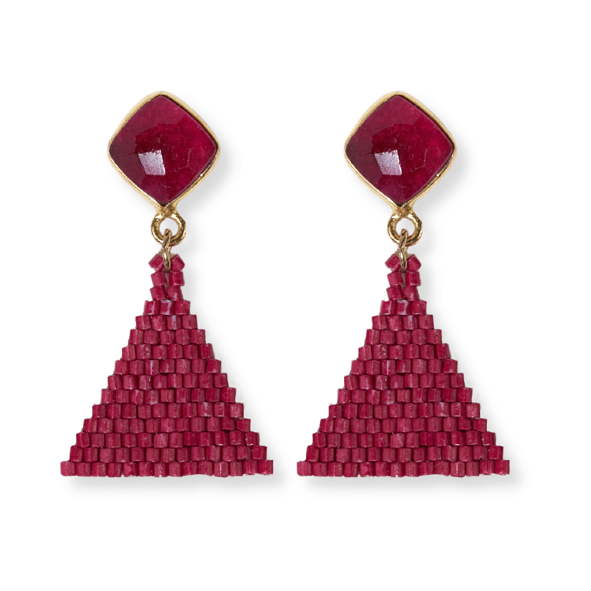 Celia Triangle Drop Earrings