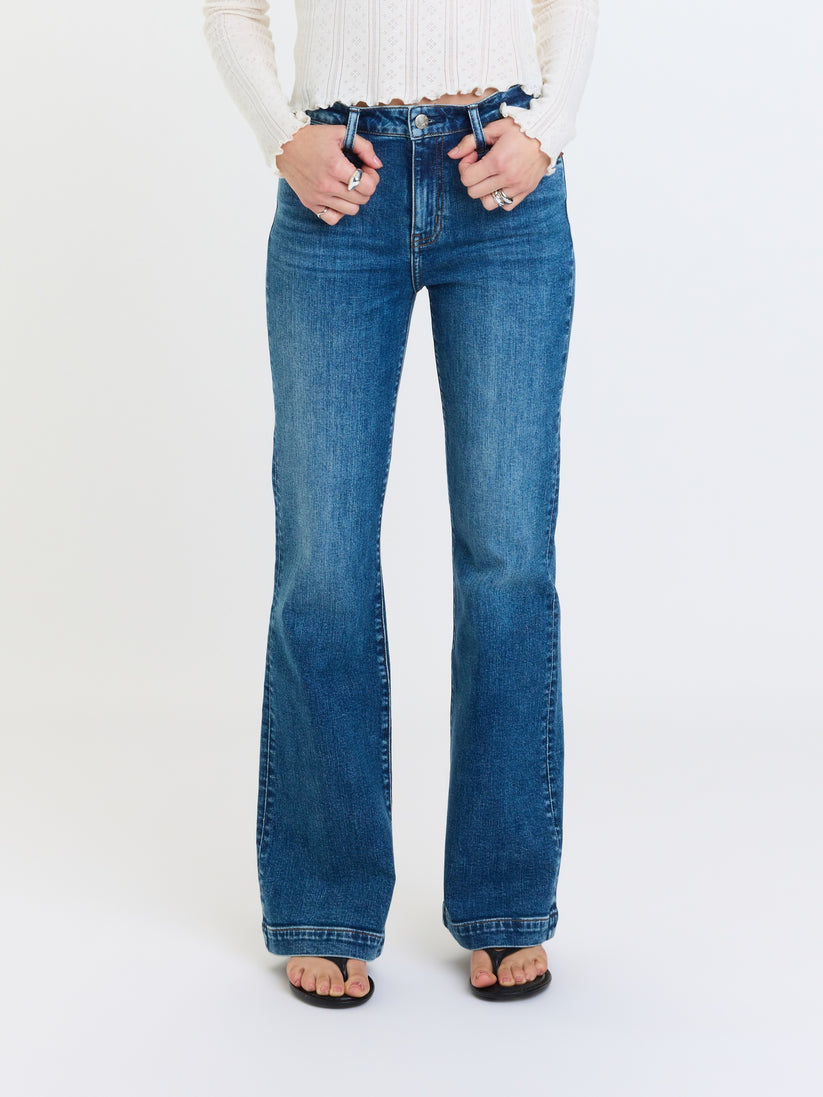 The Heartbreaker Mid Rise Flare - Dusk