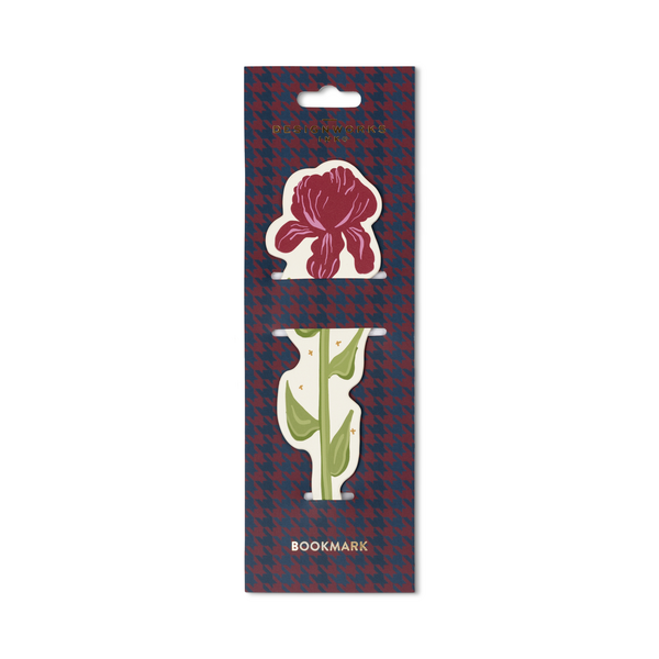 Iris Framed Floral Bookmark