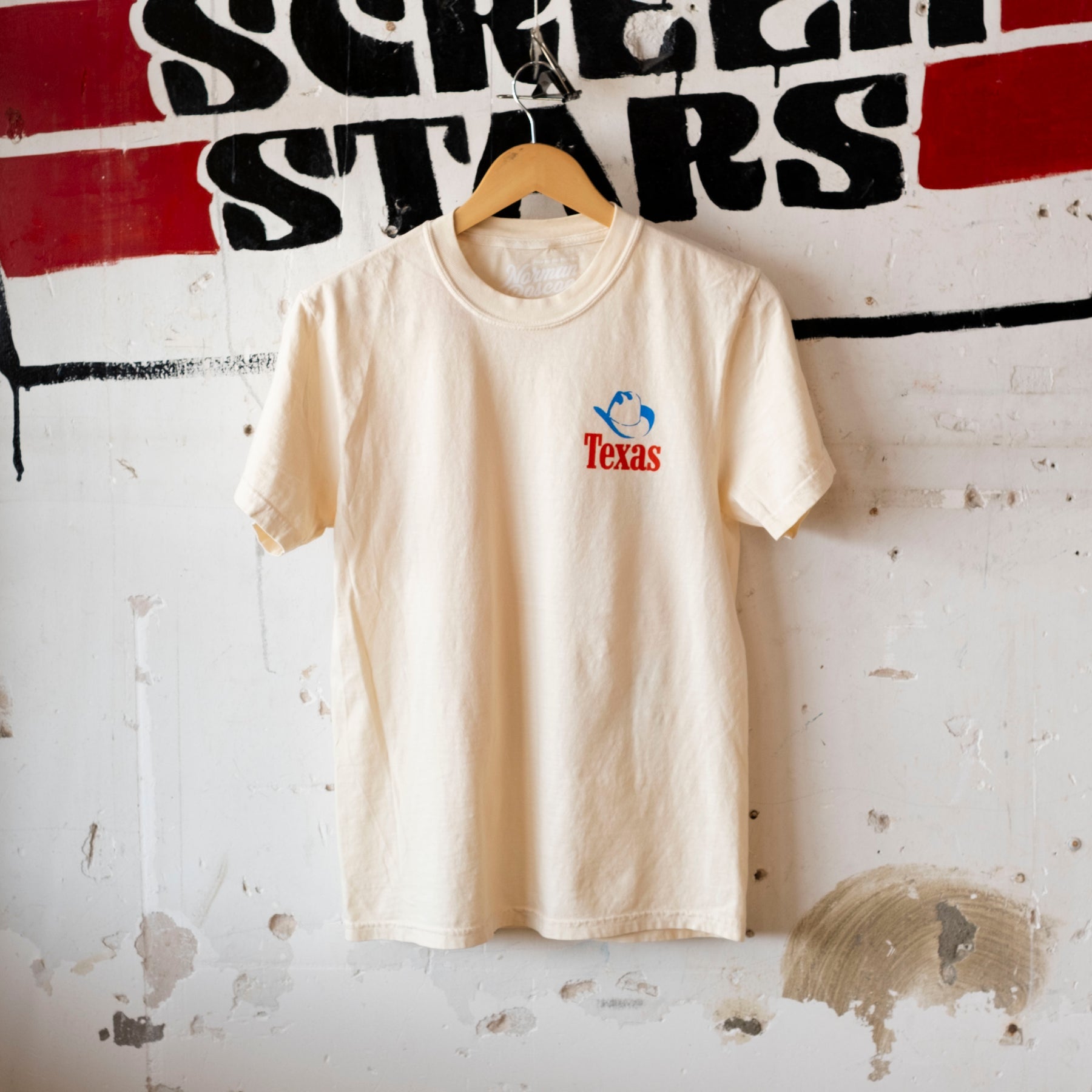 Heritage Cowboy Texas Tee - Cream