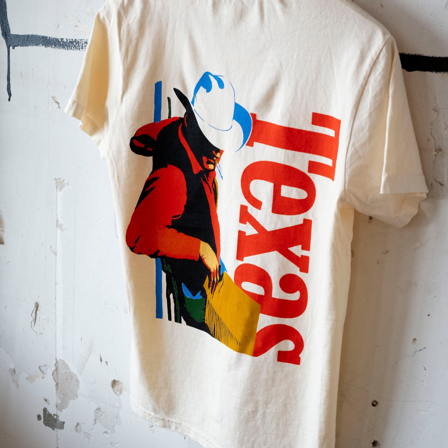 Heritage Cowboy Texas Tee - Cream