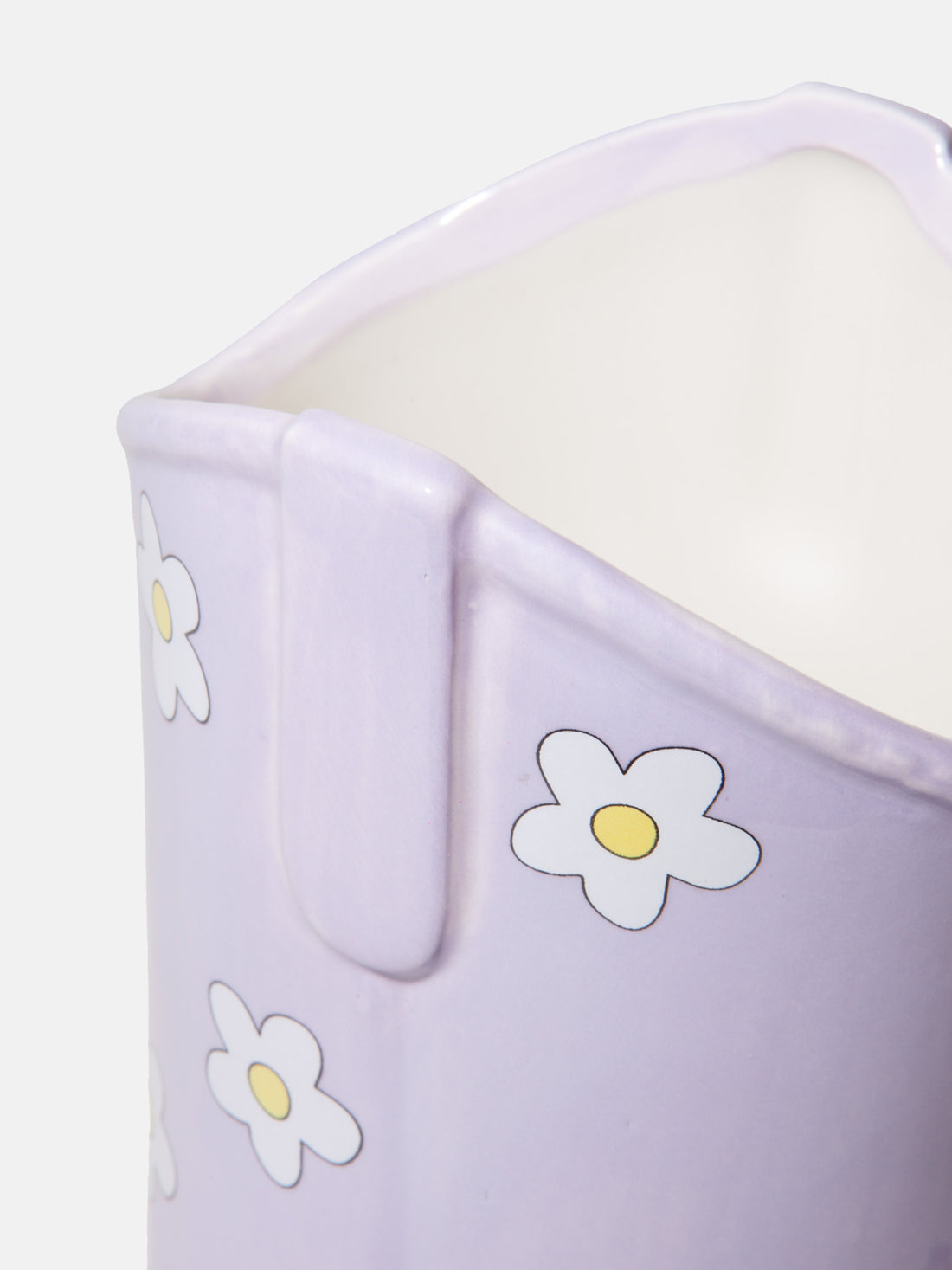 Rodeo Cowboy Boot Vase - Lilac