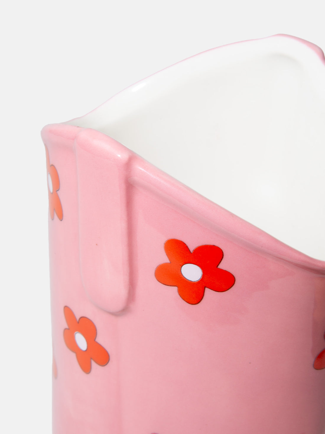 Rodeo Cowboy Boot Vase - Pink