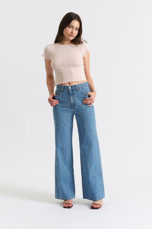 Far Out High-Rise Wide Leg - Fated