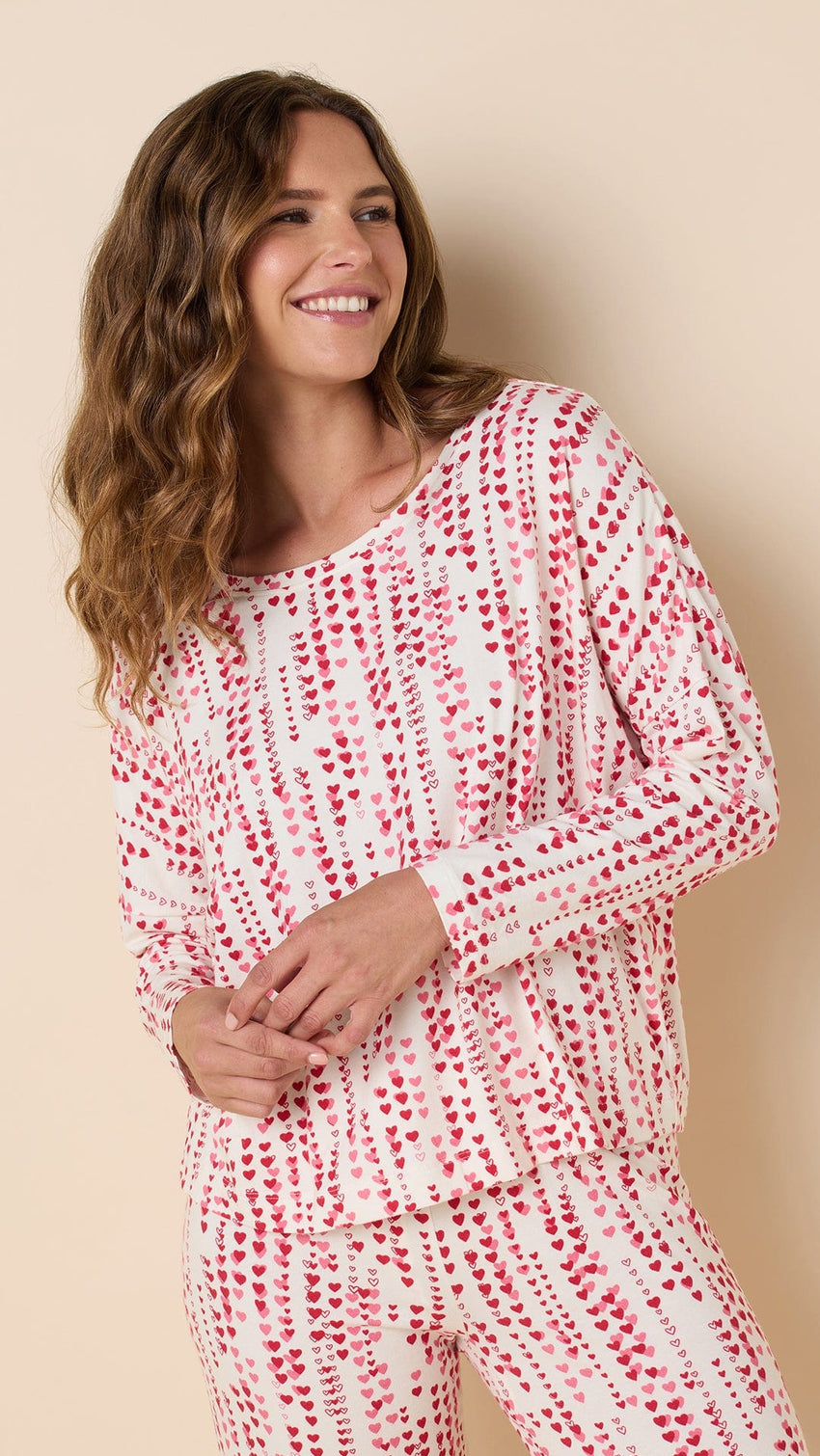 Dreamy Hearts Knit Pullover Set