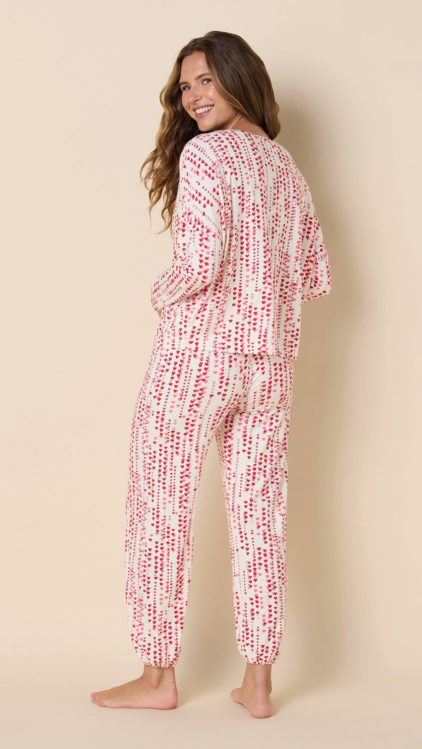 Dreamy Hearts Knit Pullover Set