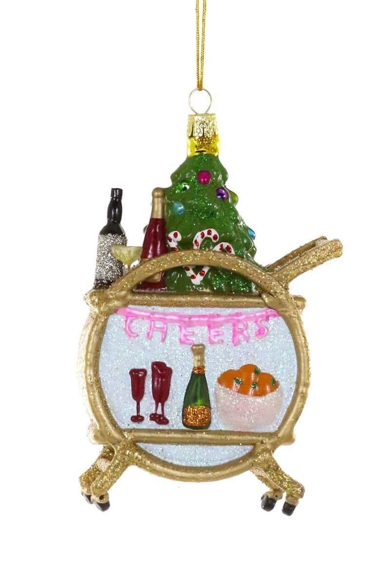 Holiday Bar Cart Ornament