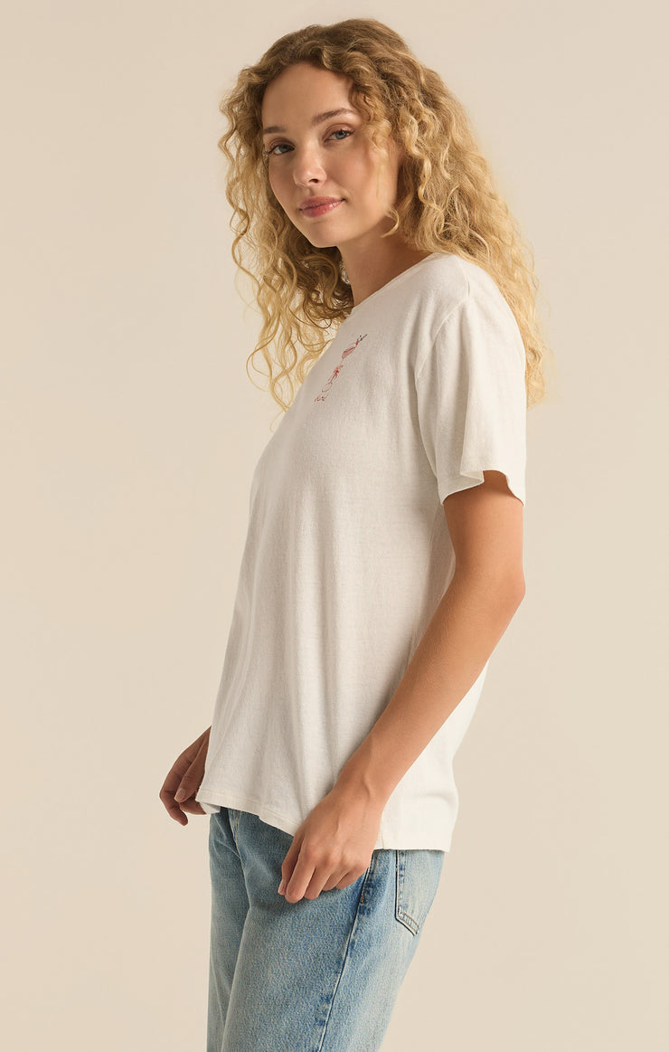 Cocktail Pacific Tee - Sea Salt **FINAL SALE