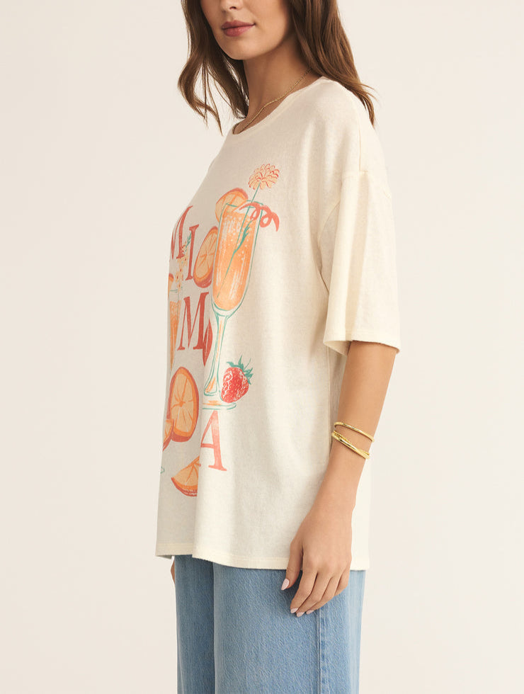Mimosa SoCal Tee - Sea Salt