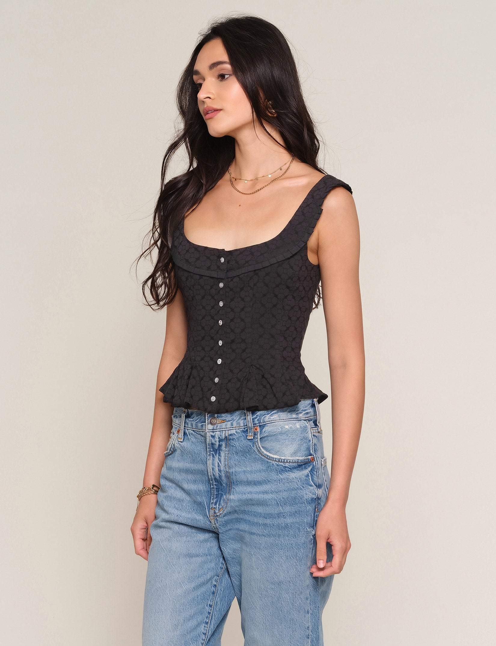 Finch Top - Black