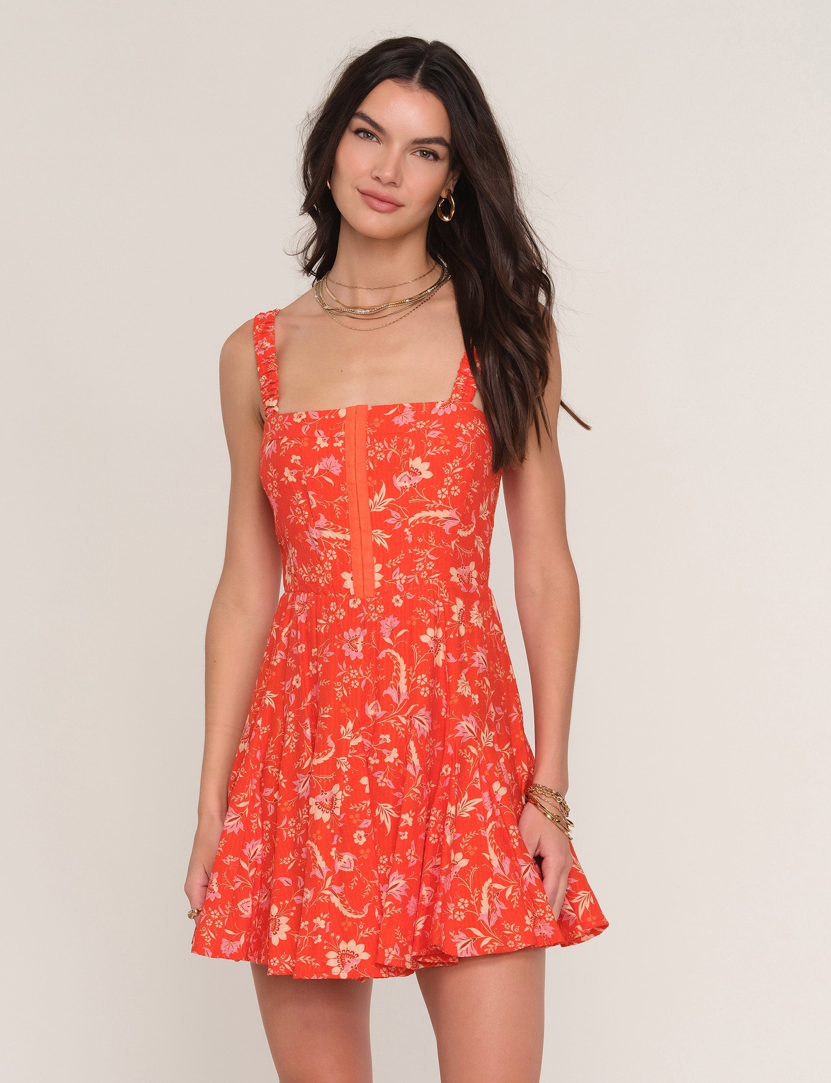 Solange Dress - Cayenne