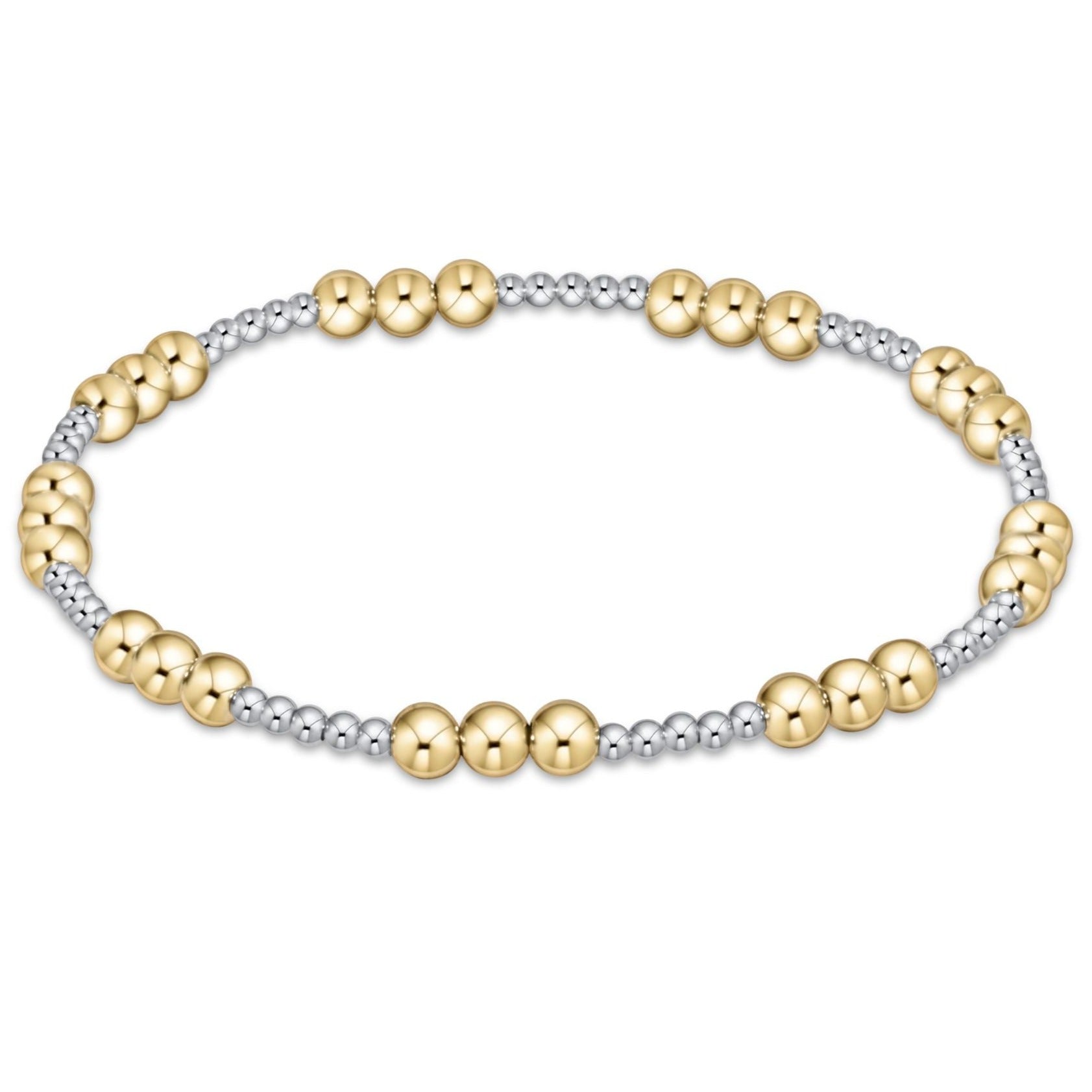Joy Mixed Metal Bead Bracelet