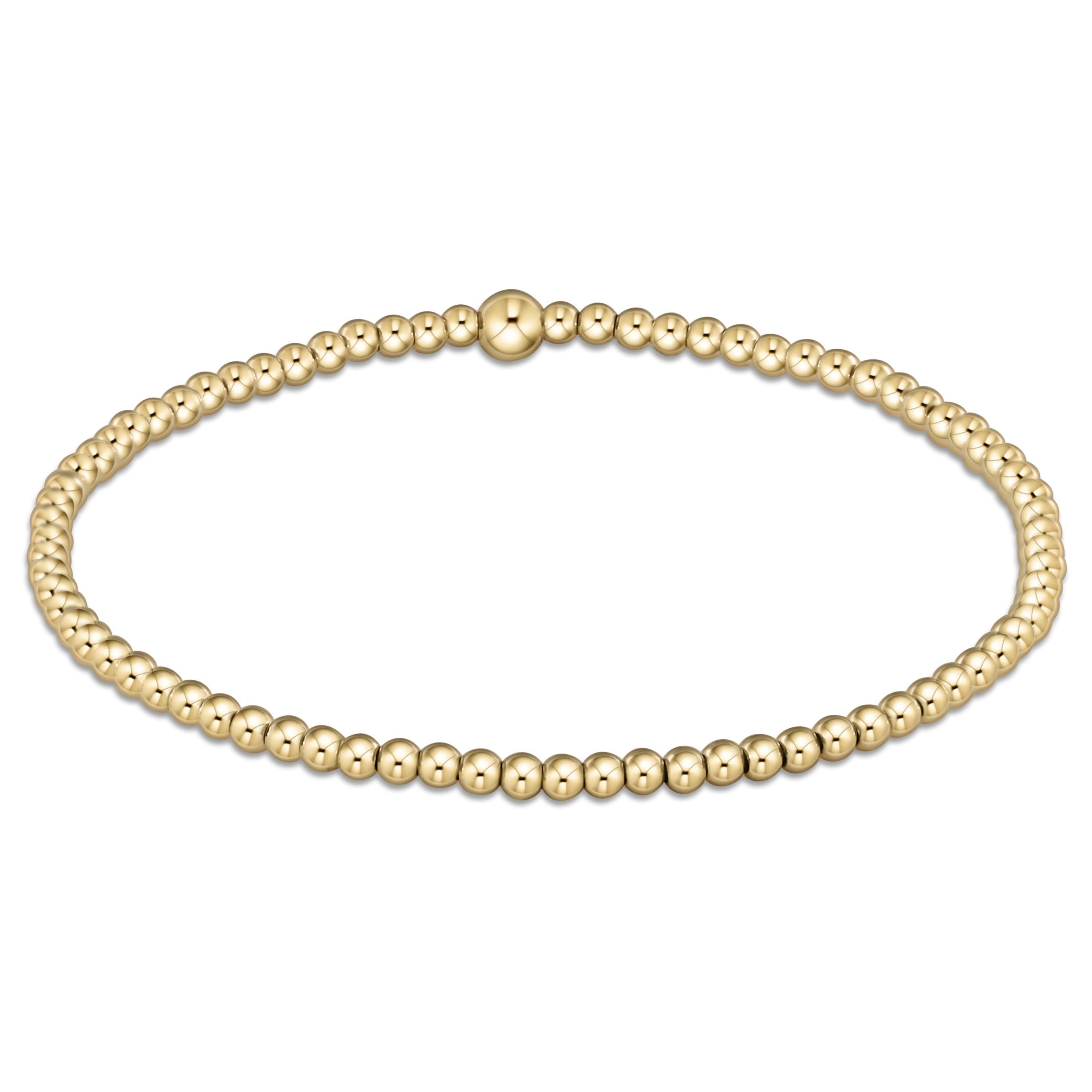 Classic Gold Bead Bracelet
