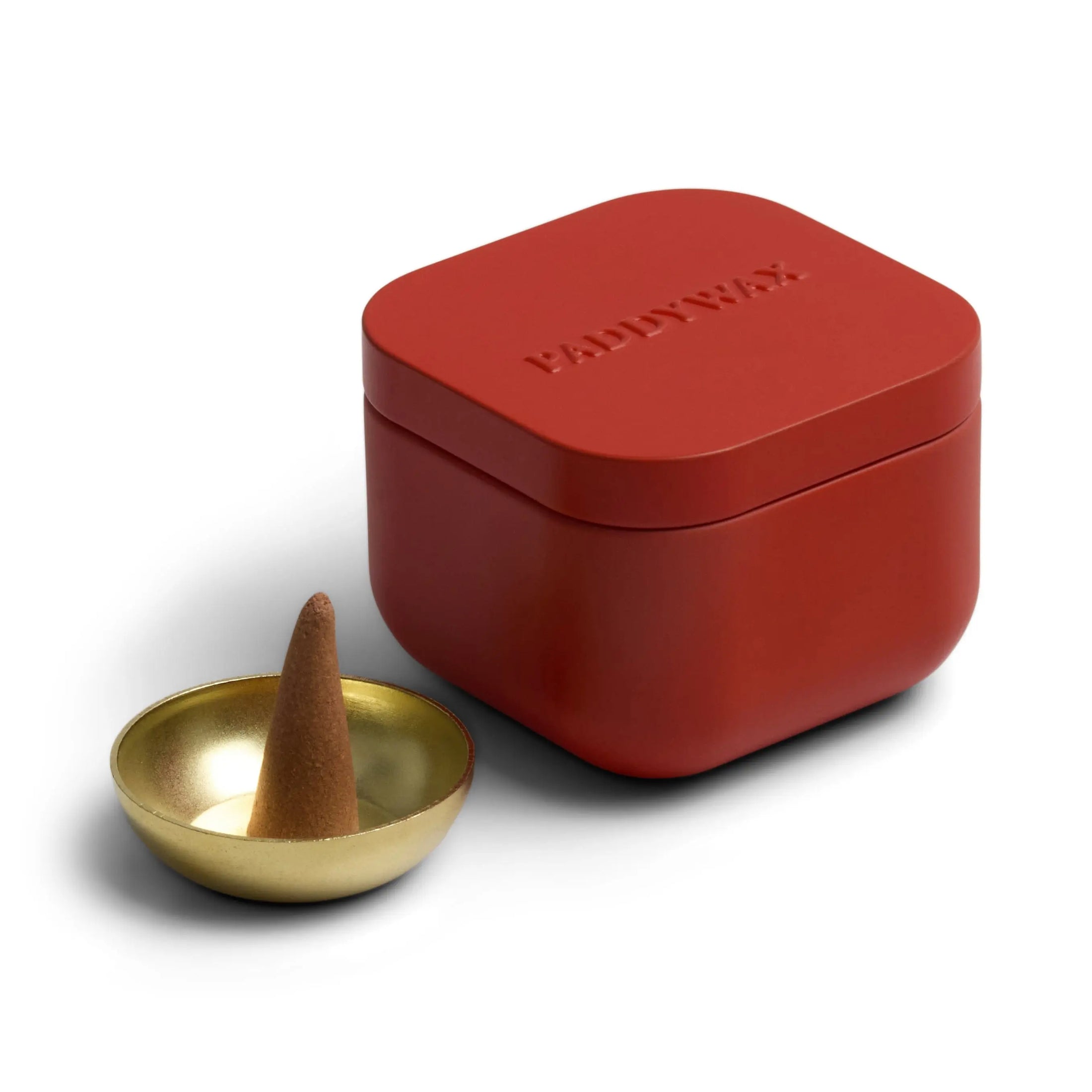Saffron Rose Metal Incense Tin