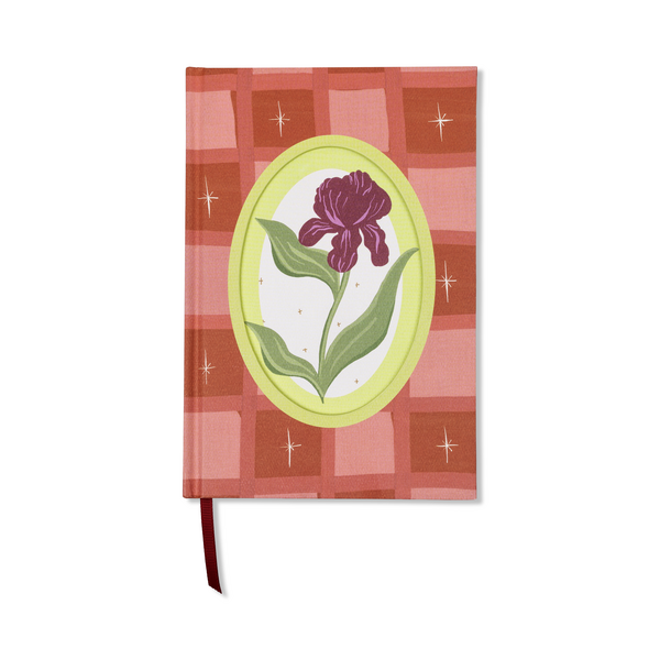Iris Framed Floral Journal