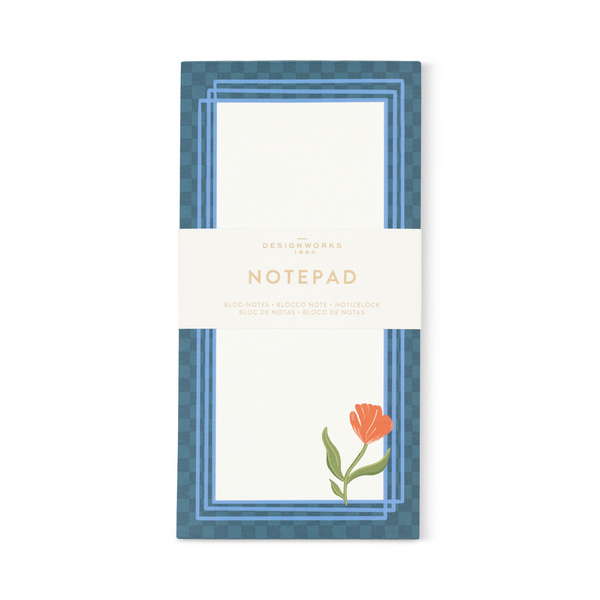 Poppy Floral List Pad