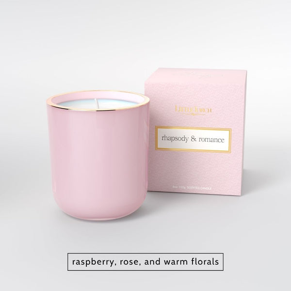 Rhapsody & Romance Glass Candle