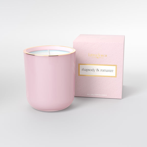 Rhapsody & Romance Glass Candle