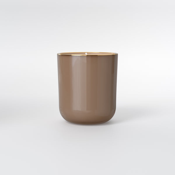 Sui Generis Wood Glass Candle