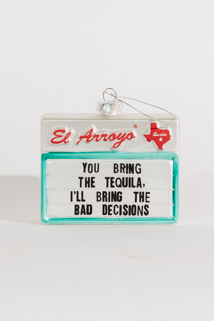 El Arroyo Sign Ornament