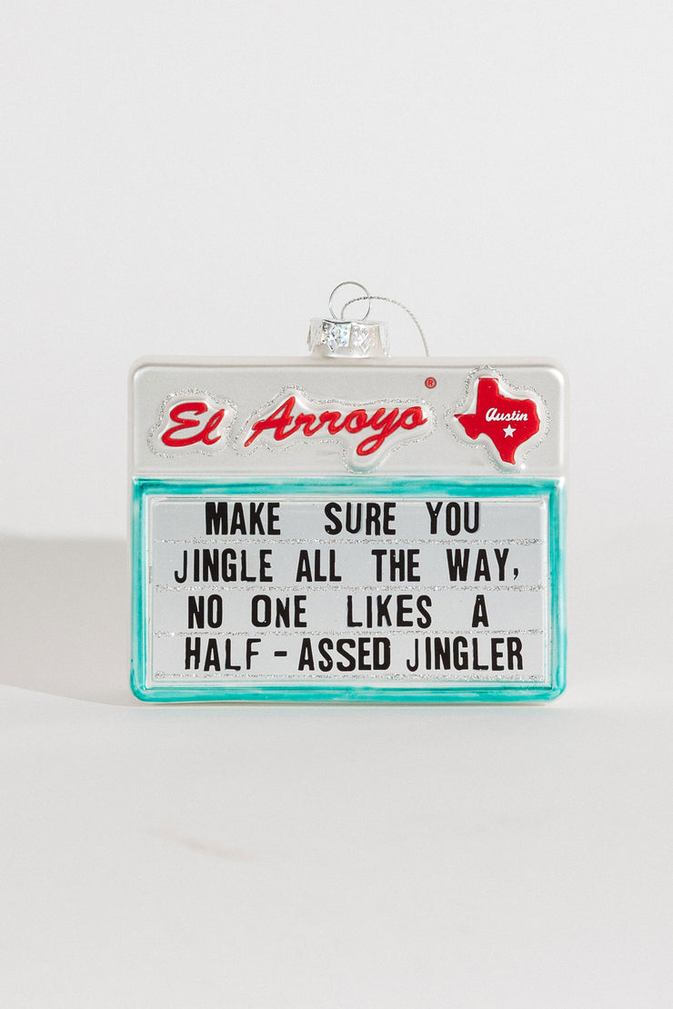 El Arroyo Sign Ornament