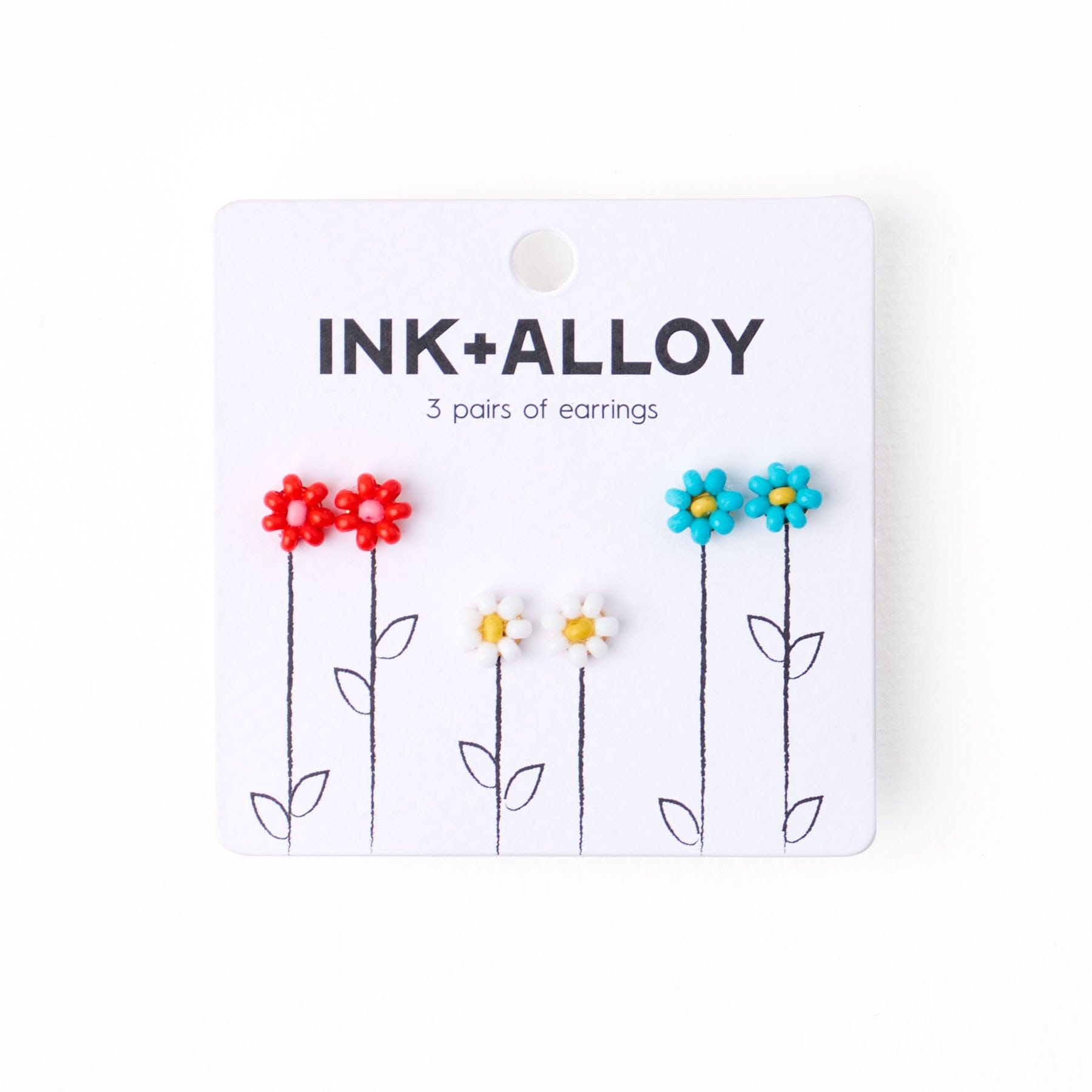 Tina Flower Trio Earring Set